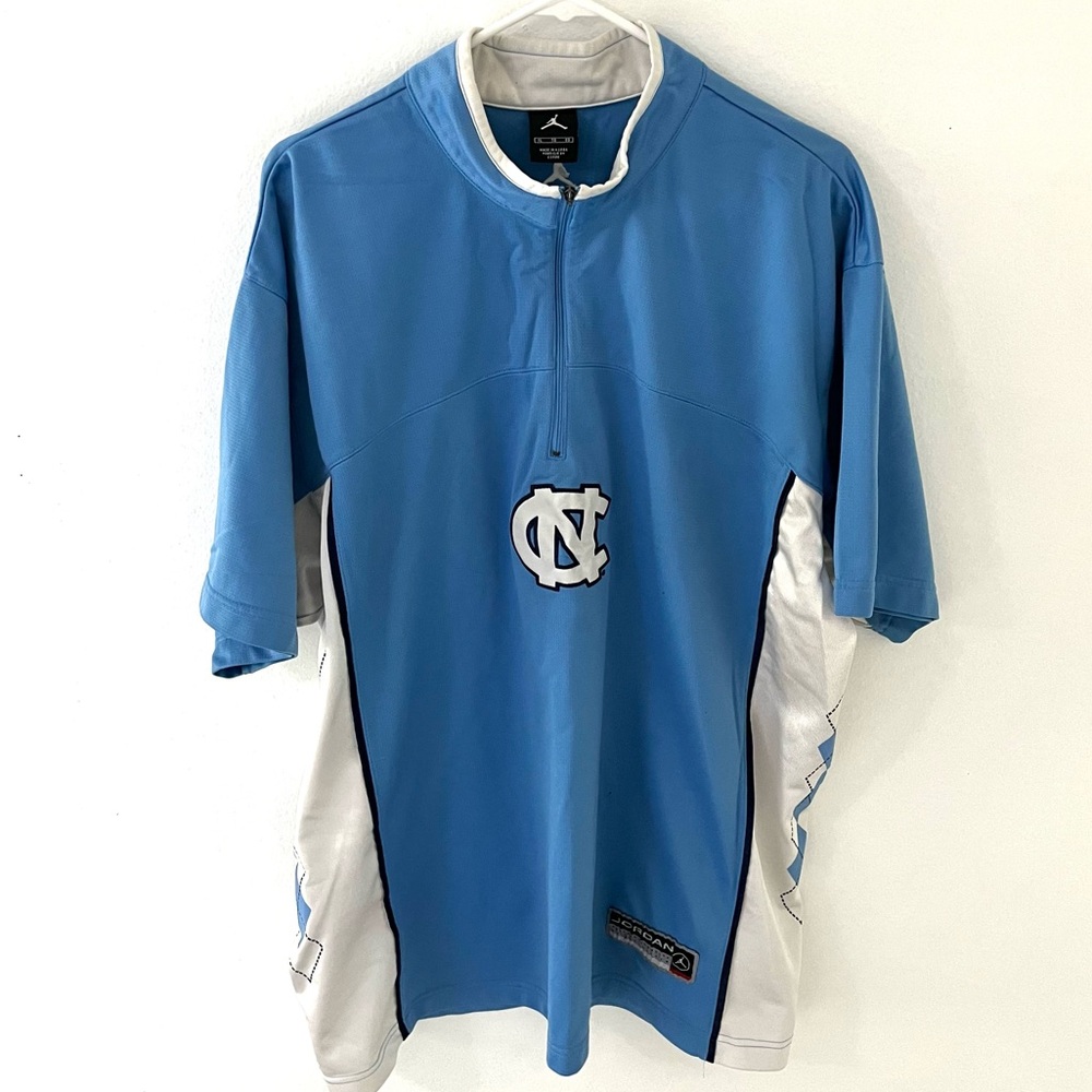Vintage 2000’s Jordan UNC North Carolina Tarheels Shooting Jersey, Size: XL